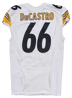 2015 David DeCastro Game Used Pittsburgh Steelers Road Jersey (Steelers COA)